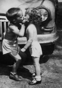 Kids Kissing